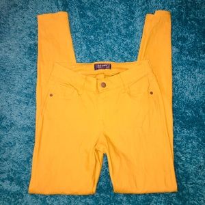 Skinny Mustard Pants